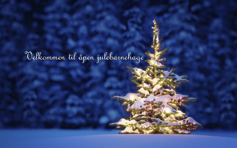 velkommen til åpen julebarnehage Andersrød