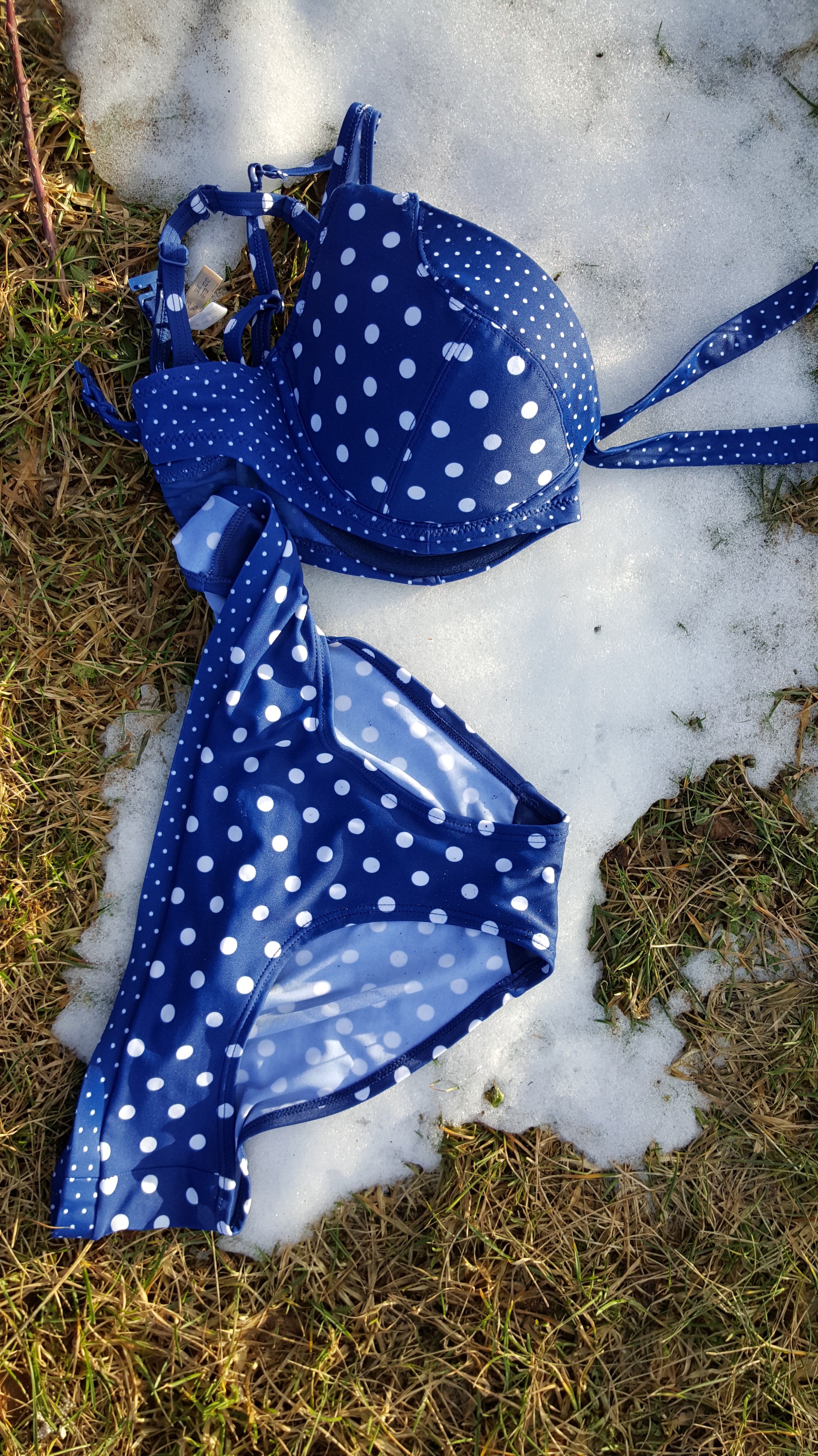 bikini i snøen 